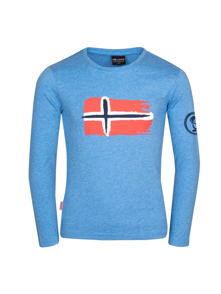 Trollkids Longsleeve Oslo in navy/blue günstig kaufen