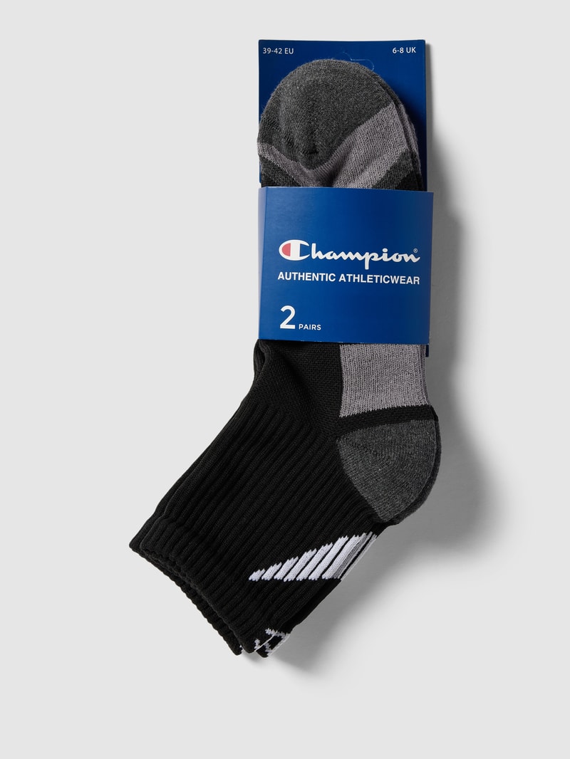 Socken mit Allover-Muster im 2er-Pack in schwarz