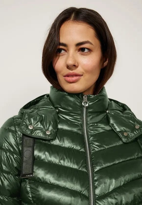 Street One Kurze Steppjacke mit Kapuze