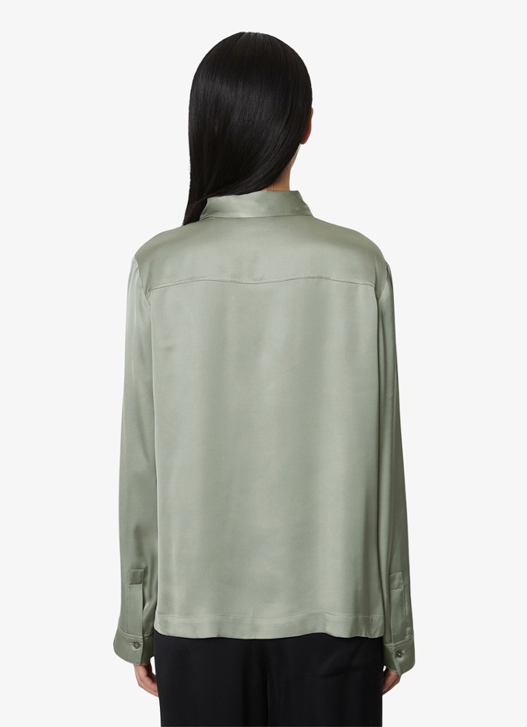 Marc O'Polo  Blouse van satijn