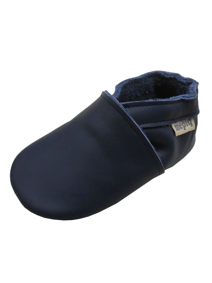 Yalion Baby Leder-Krabbelschuhe in Dunkelblau günstig kaufen