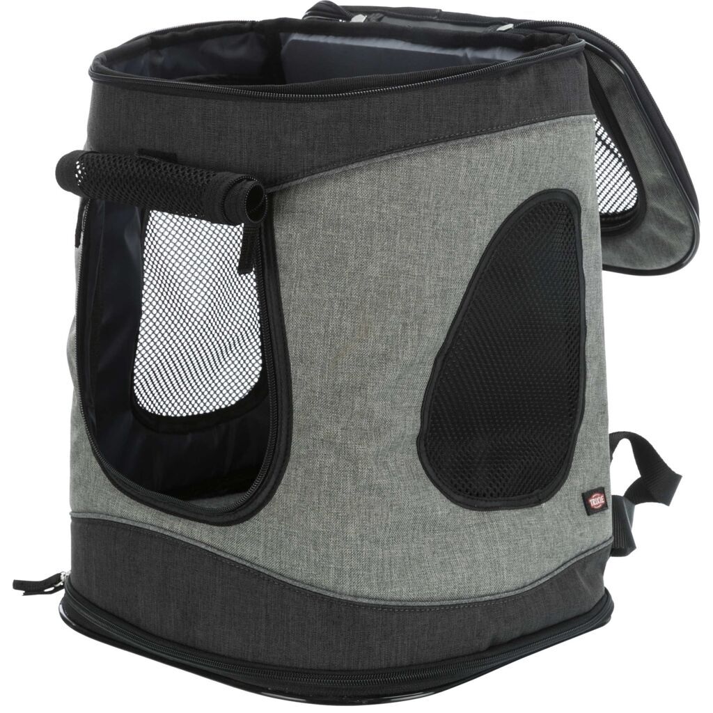Trixie Tragetaschen Trixie Rucksack Timon schwarz/ grau