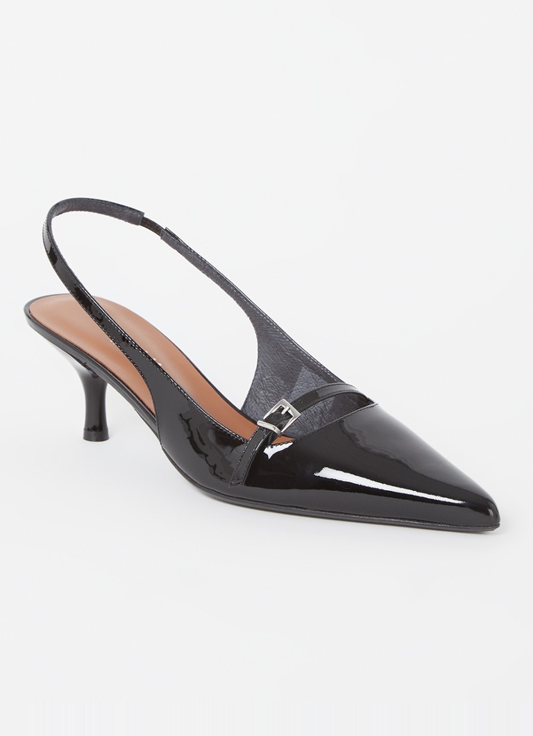 Jonak Damoiselle patent leather slingback