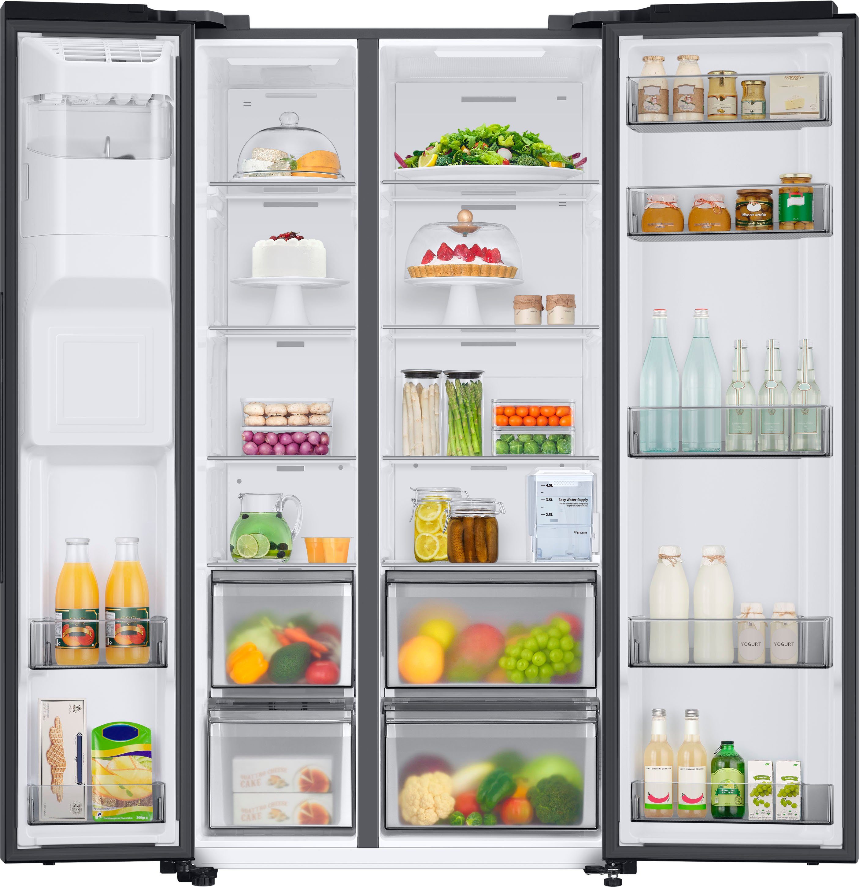 Samsung Side-by-Side RS6GA8521B1, 178 cm hoch, 91,2 cm breit