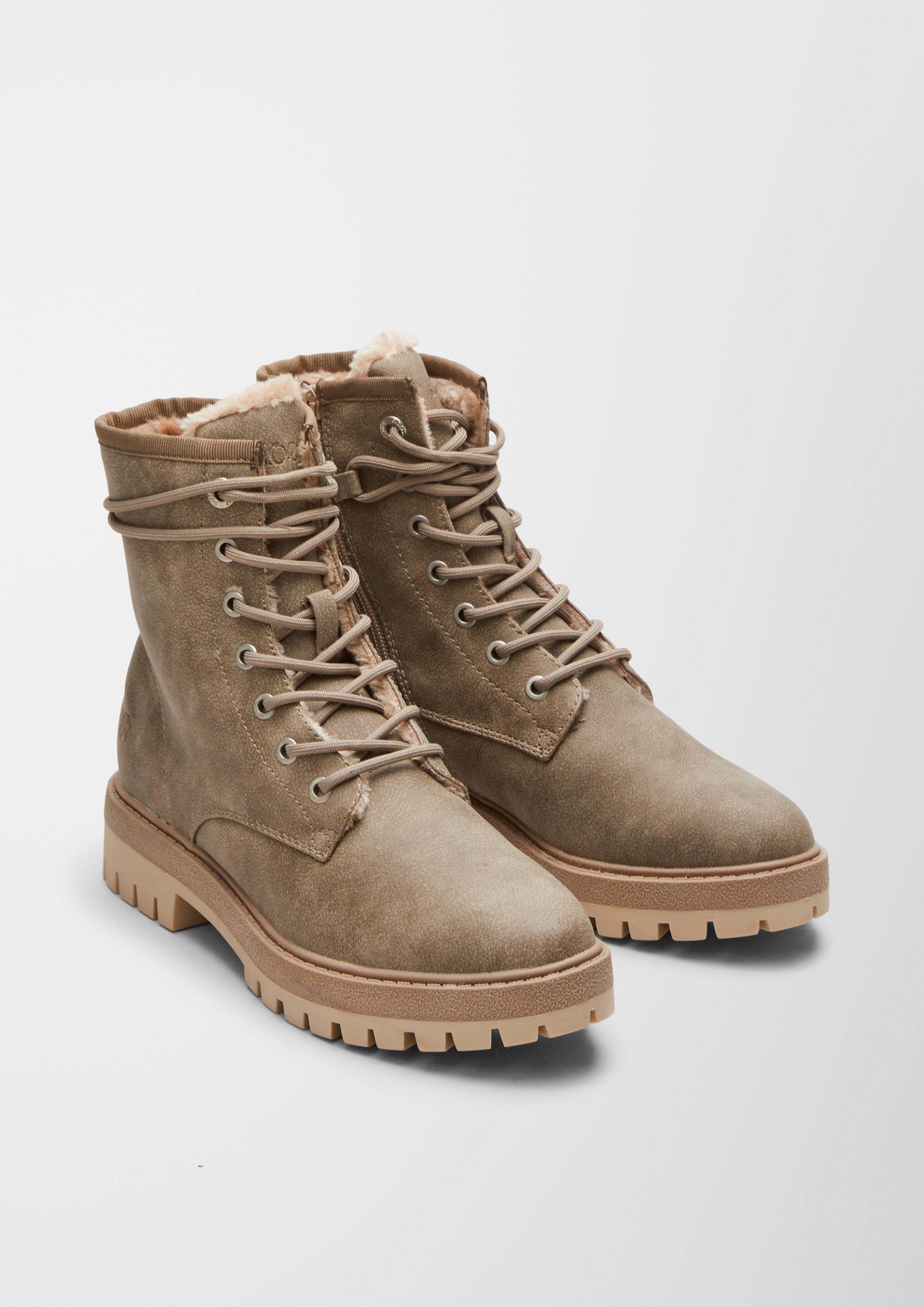 Gefütterte Boots aus Lederimitat  6006578-341