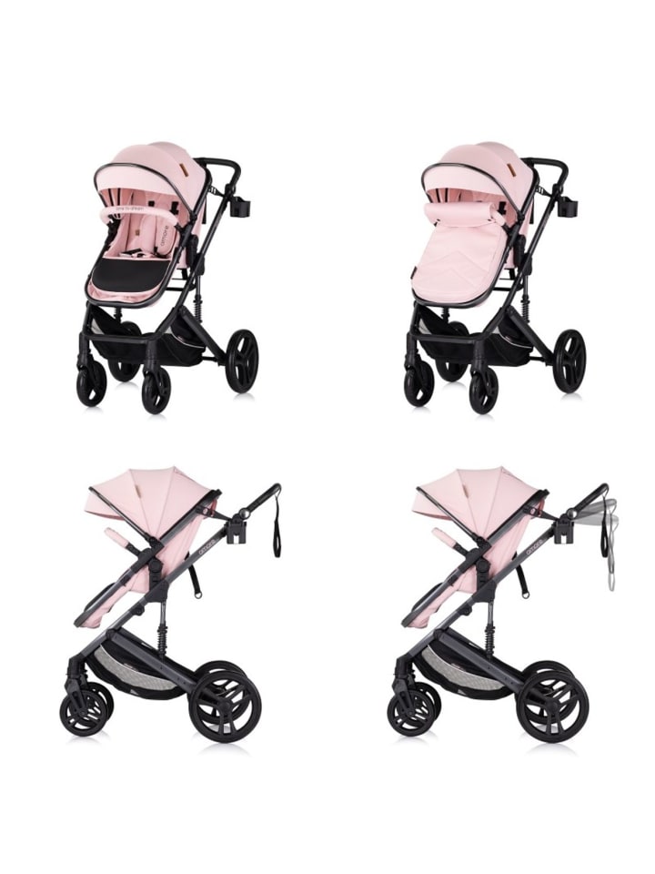 Chipolino Kinderwagen 3 in 1 Amore in rosa günstig kaufen onesize