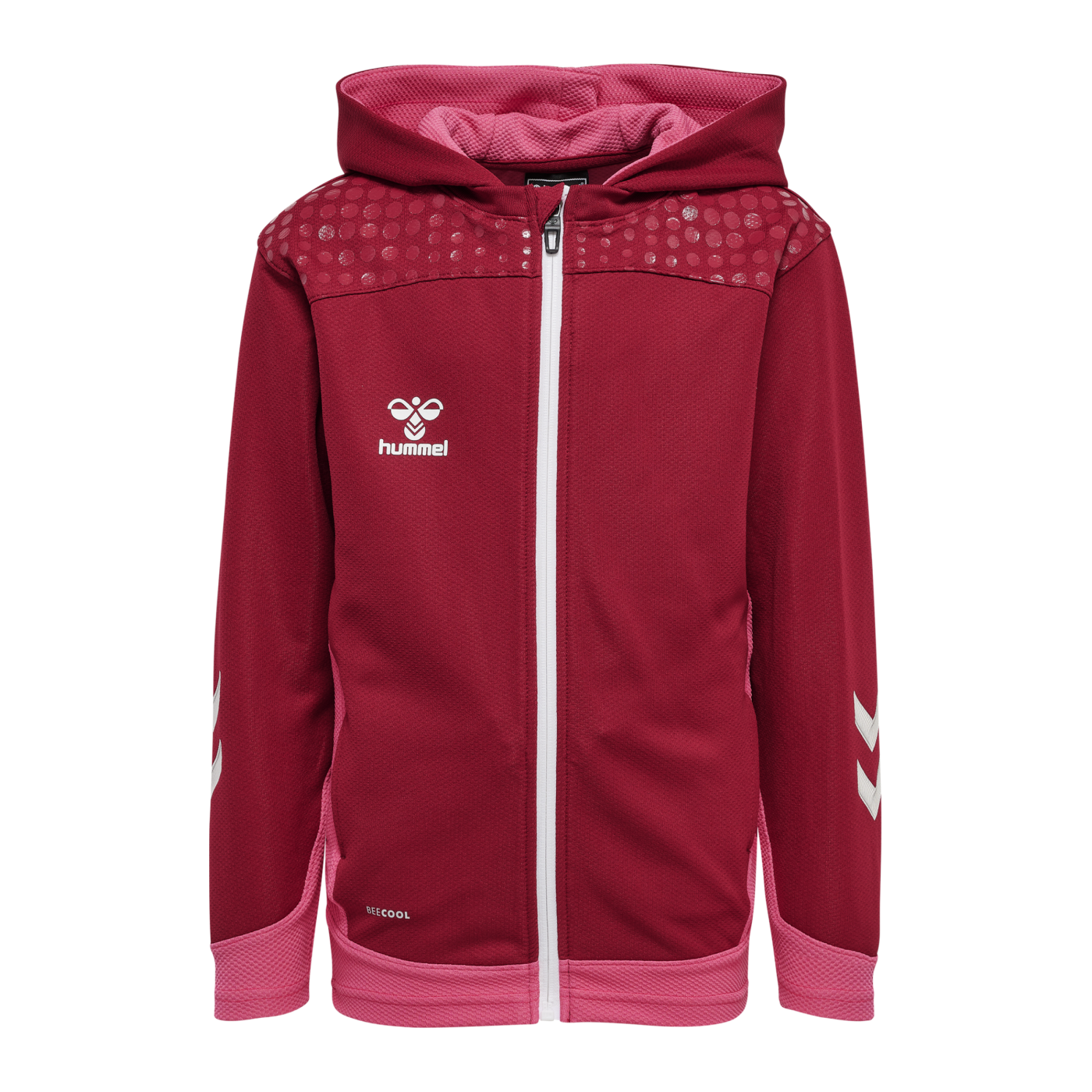 Hummel hmlLEAD Poly Trainingsjacke Kids Rot F3584