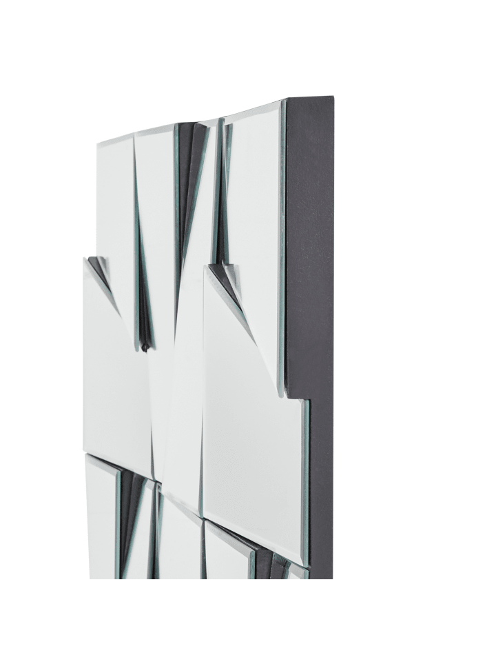 Beliani Wandspiegel ANCEMONT in Silber - (W) 80 x (H) 80 x (L) 2 cm günstig kaufen onesize