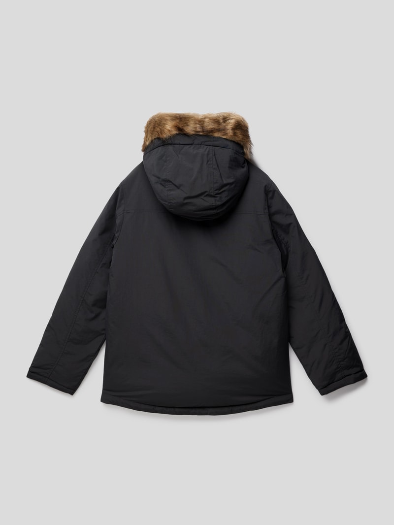 Anorak mit Webpelz-Besatz Modell 'Brad' in graphit