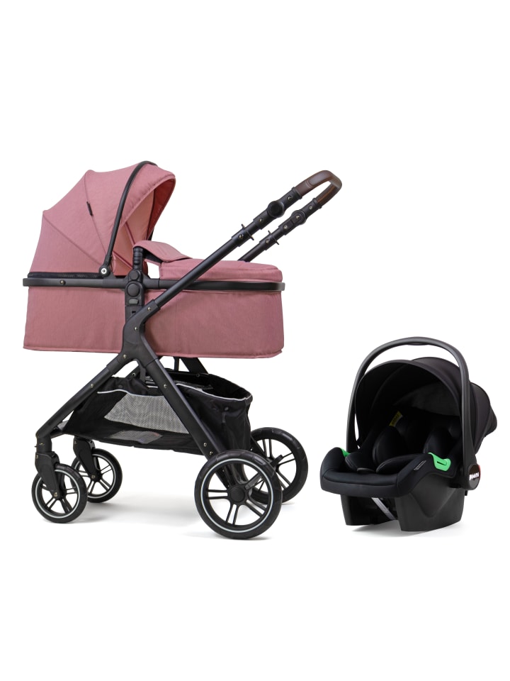 PIXINI Nelio Kinderwagen 3in1 Set altrosa günstig kaufen onesize