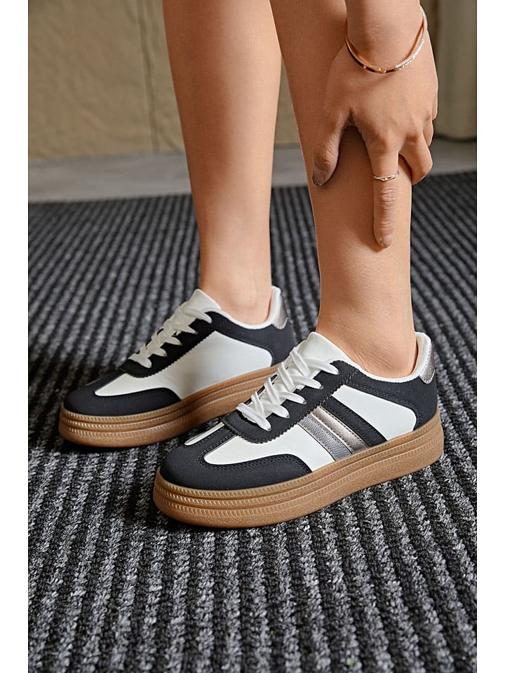 Sixth Sens Sneakers in Schwarz/ Weiß günstig kaufen
