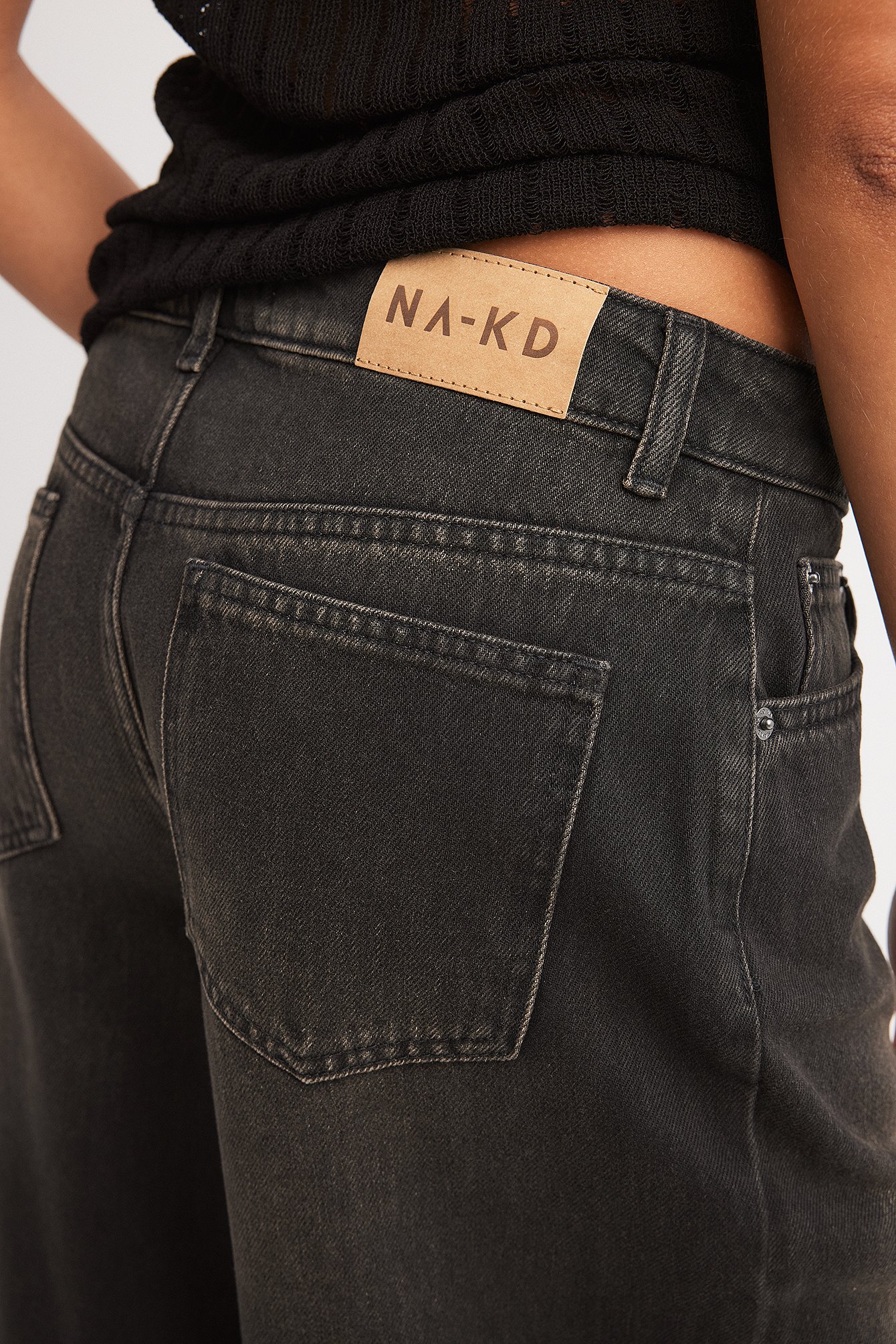 Lockere Jeans mit mittlerer Taille