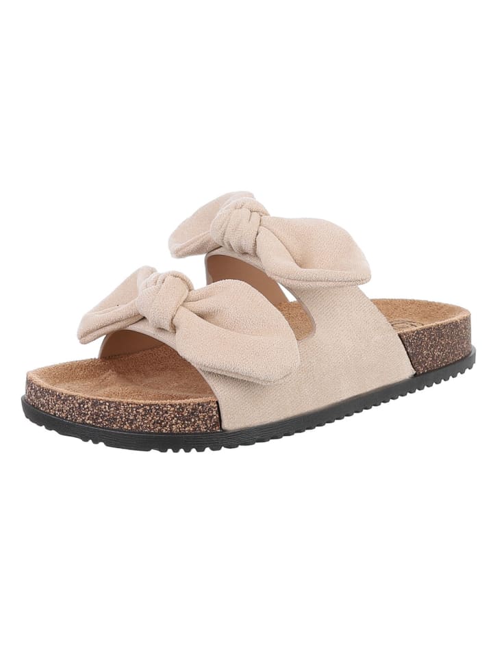 Ital-Design Sandale & Sandalette in Beige günstig kaufen