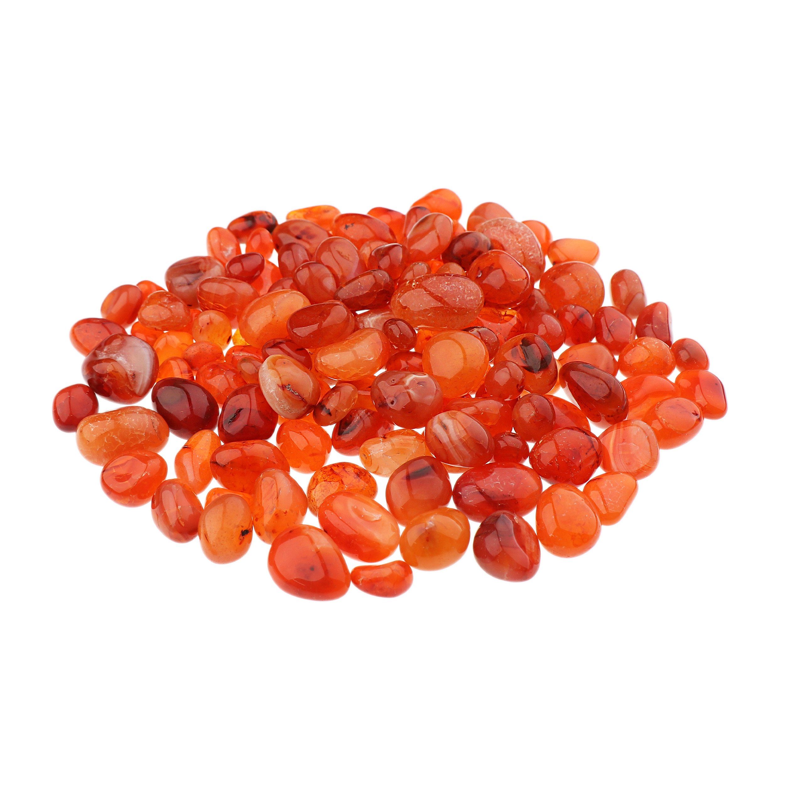 NKlaus Mineralstein 500g Karneol carneus Edelstein 10 - 20 mm Heilsteine Schmuckherstellun