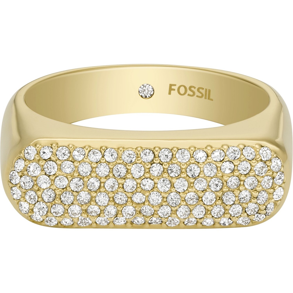 Fossil Bague pour femme Acier inoxydable or Bague