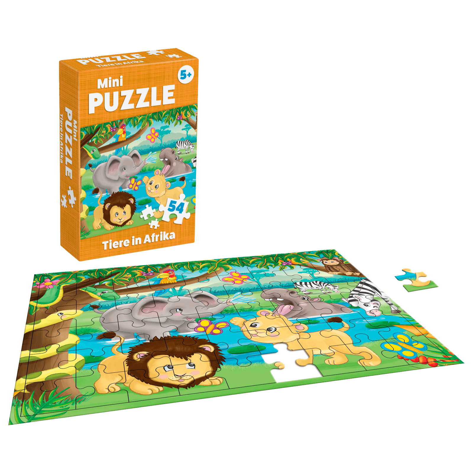 Mini Puzzle Tiere in Afrika