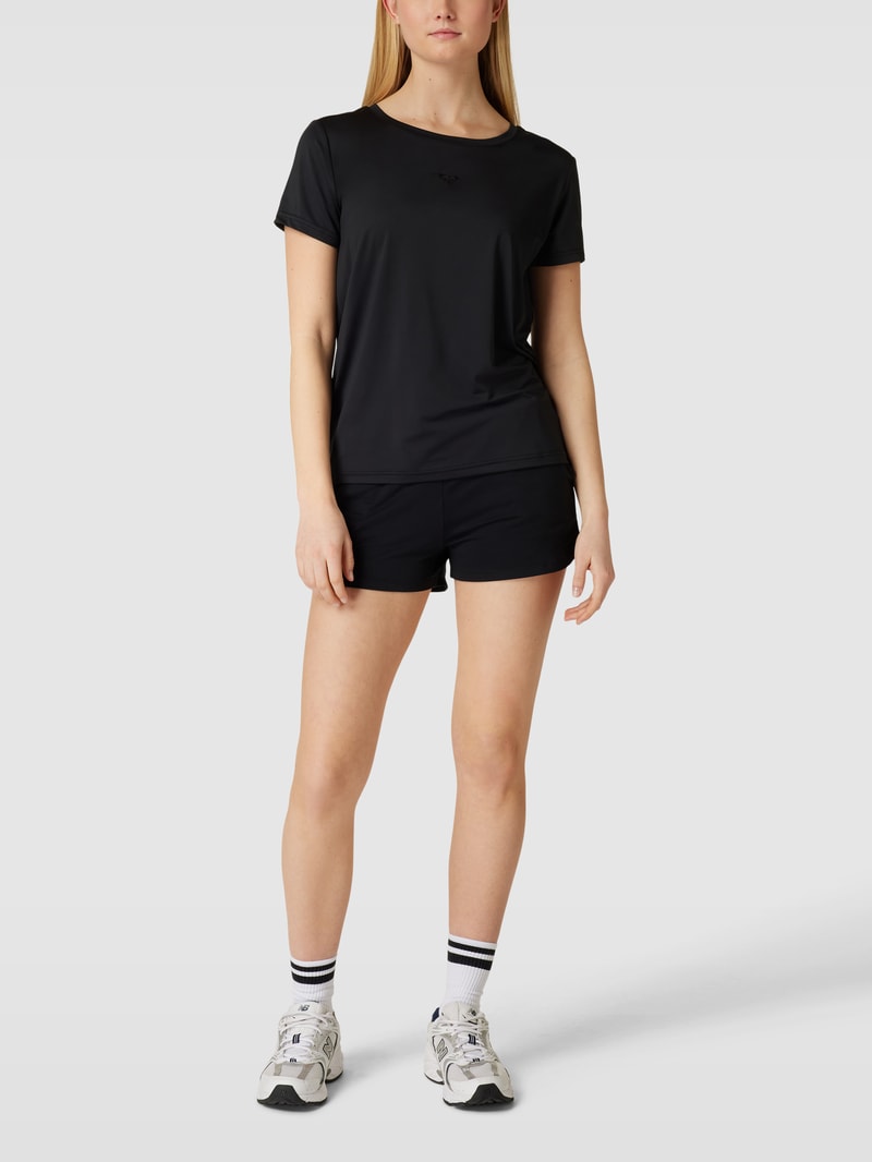 Sweatshorts mit Label-Stitching Modell 'NATURALLY ACTIVE SHORT' in schwarz