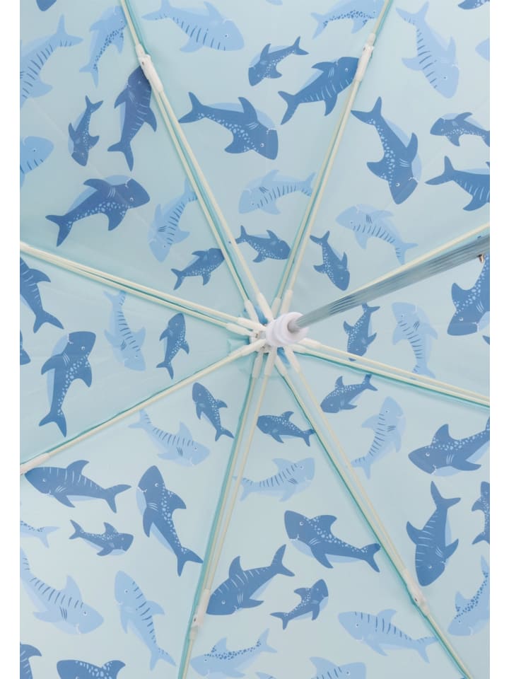 Sigikid Regenschirm Hai Kinderschirm, 75 cm in blau günstig kaufen onesize