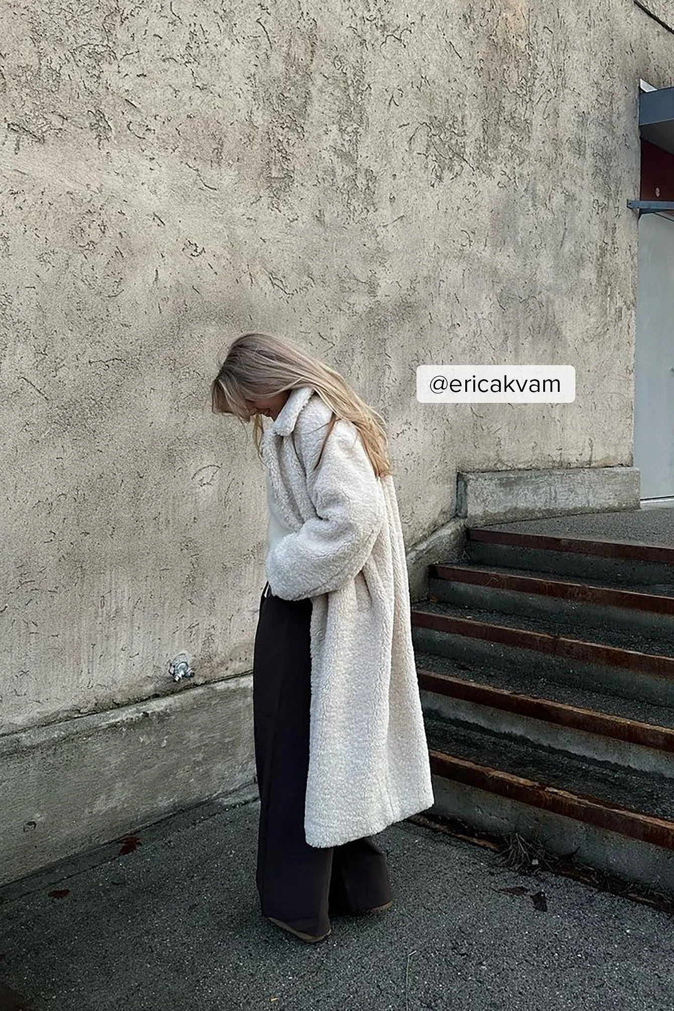 Lange Teddy-Jacke