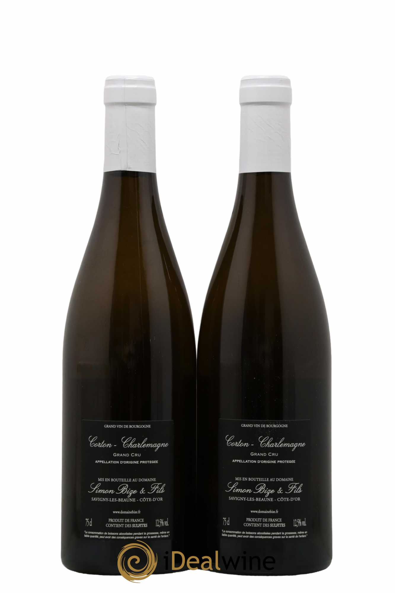 Corton-Charlemagne Grand Cru Simon Bize & Fils  2020 - Lot de 2 Bouteilles