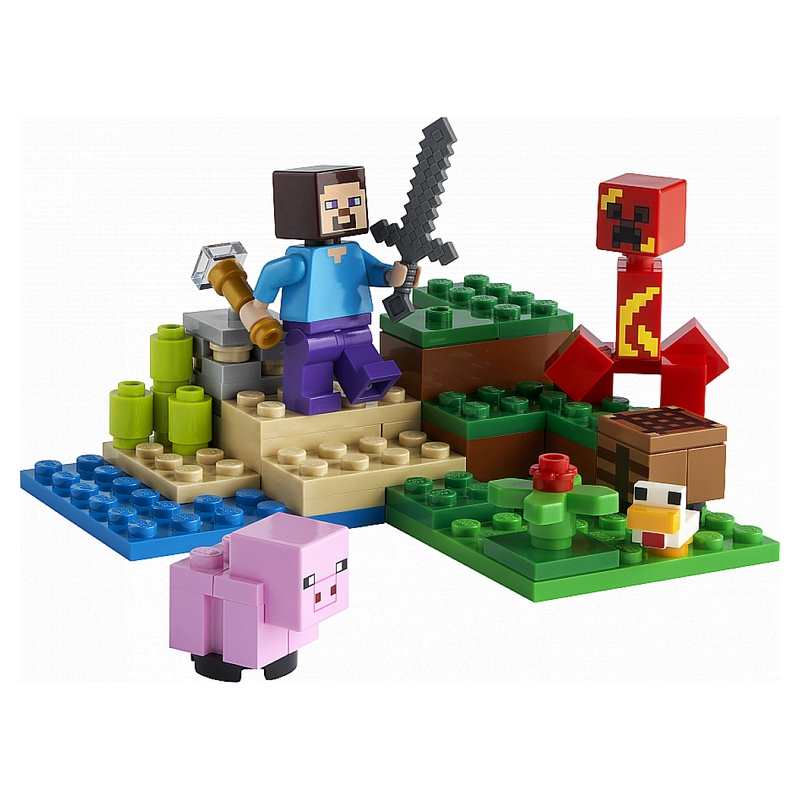 21177 L'embuscade du Creeper LEGO Minecraft
