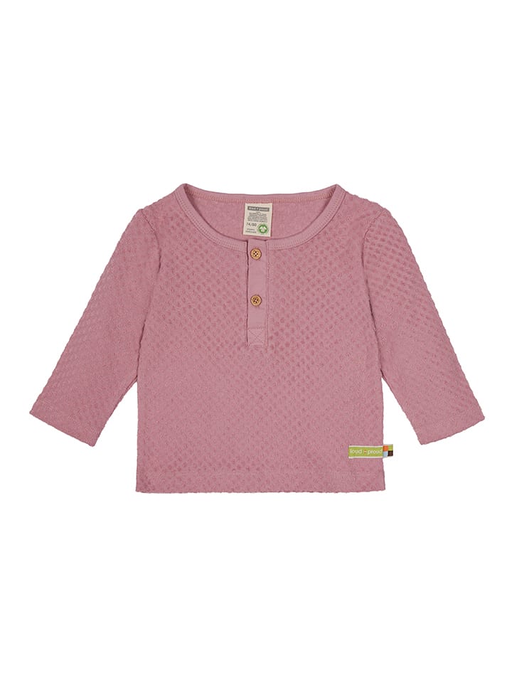 loud   proud Longsleeve in Rosa günstig kaufen