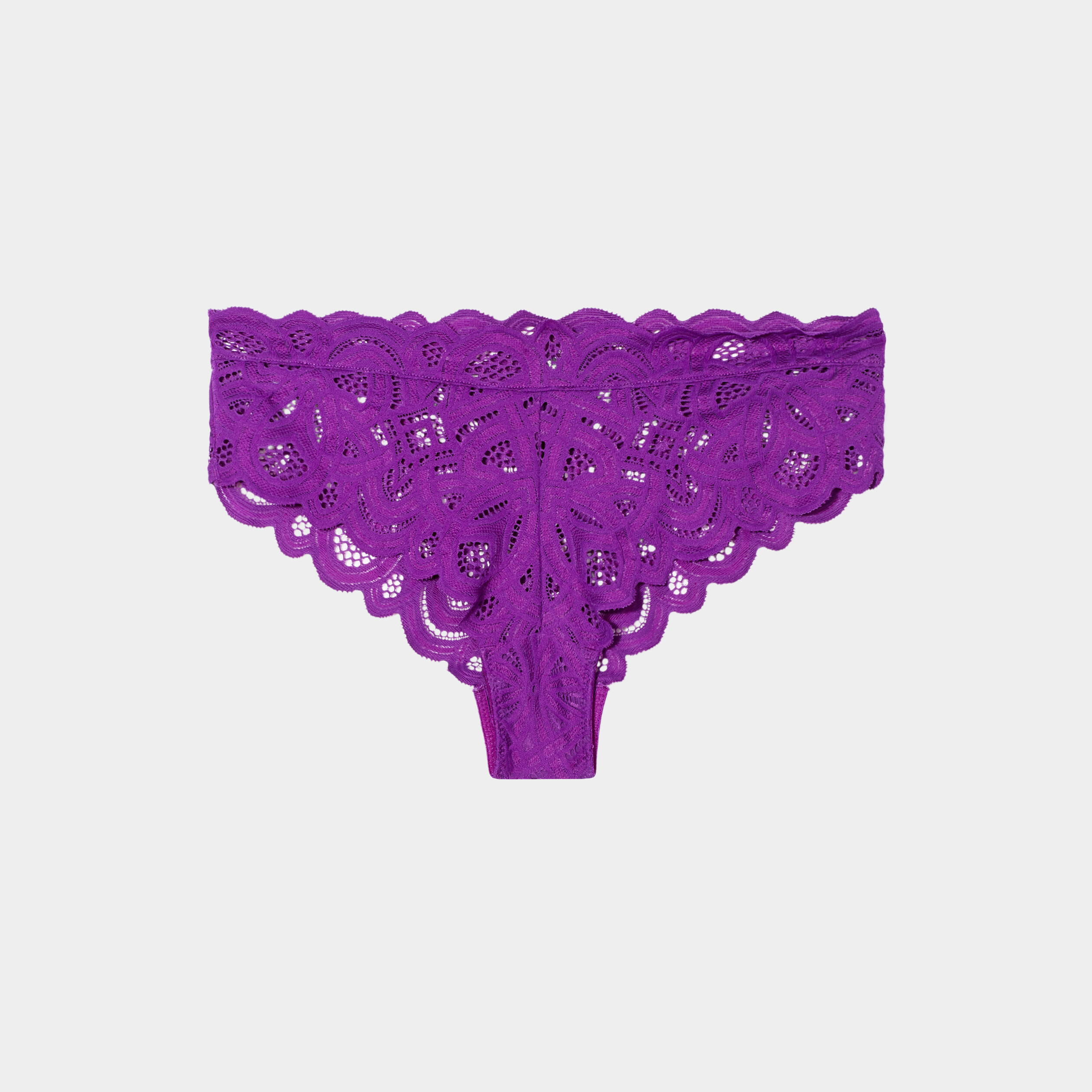 Boxer en dentelle violet femme | La Halle