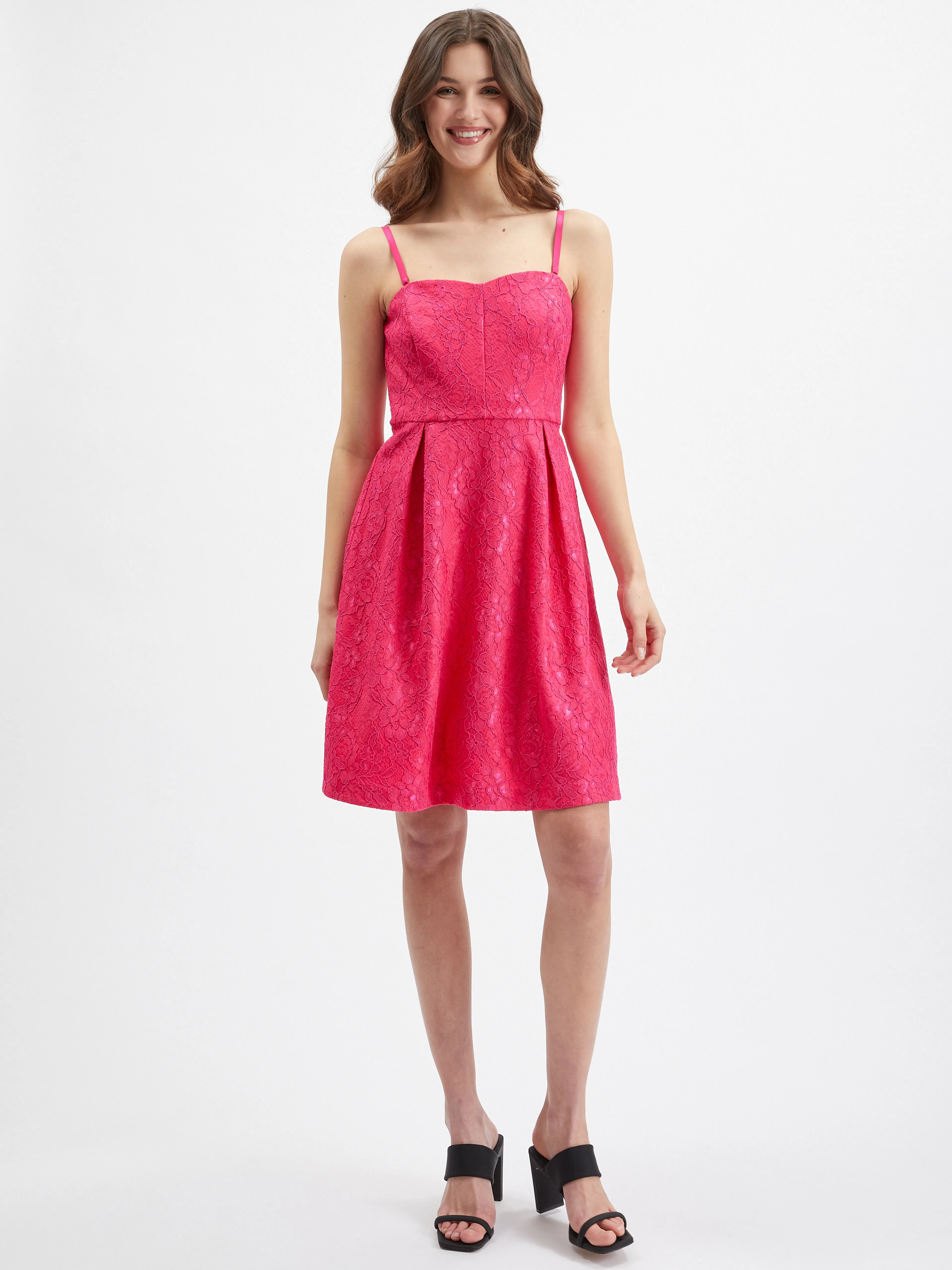 Rosa gemustertes Damenkleid ORSAY
