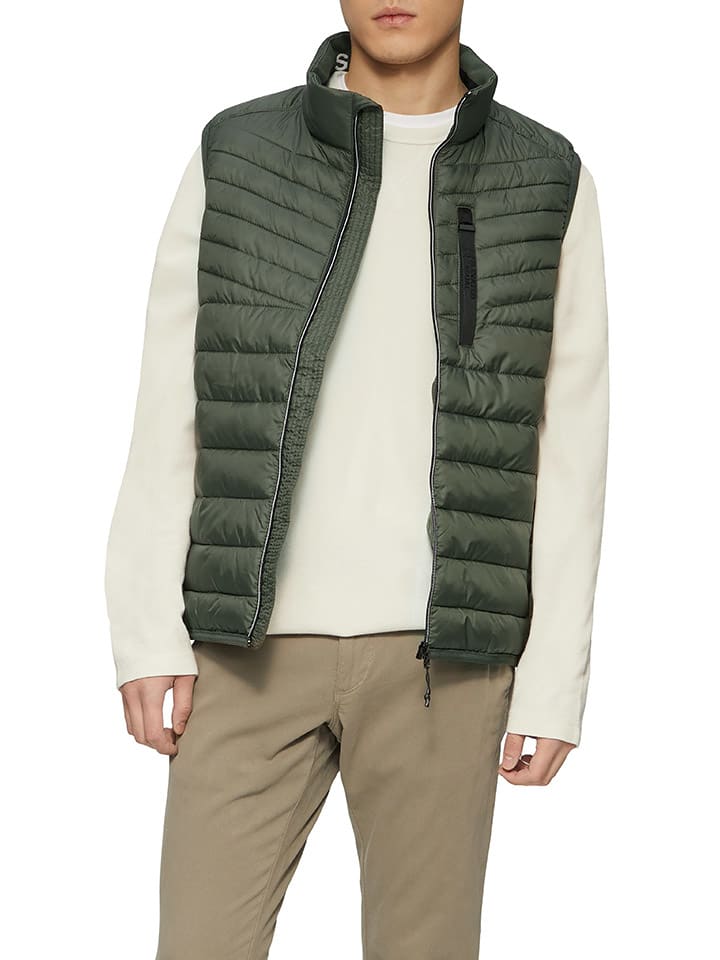 s.Oliver Steppweste in Khaki günstig kaufen