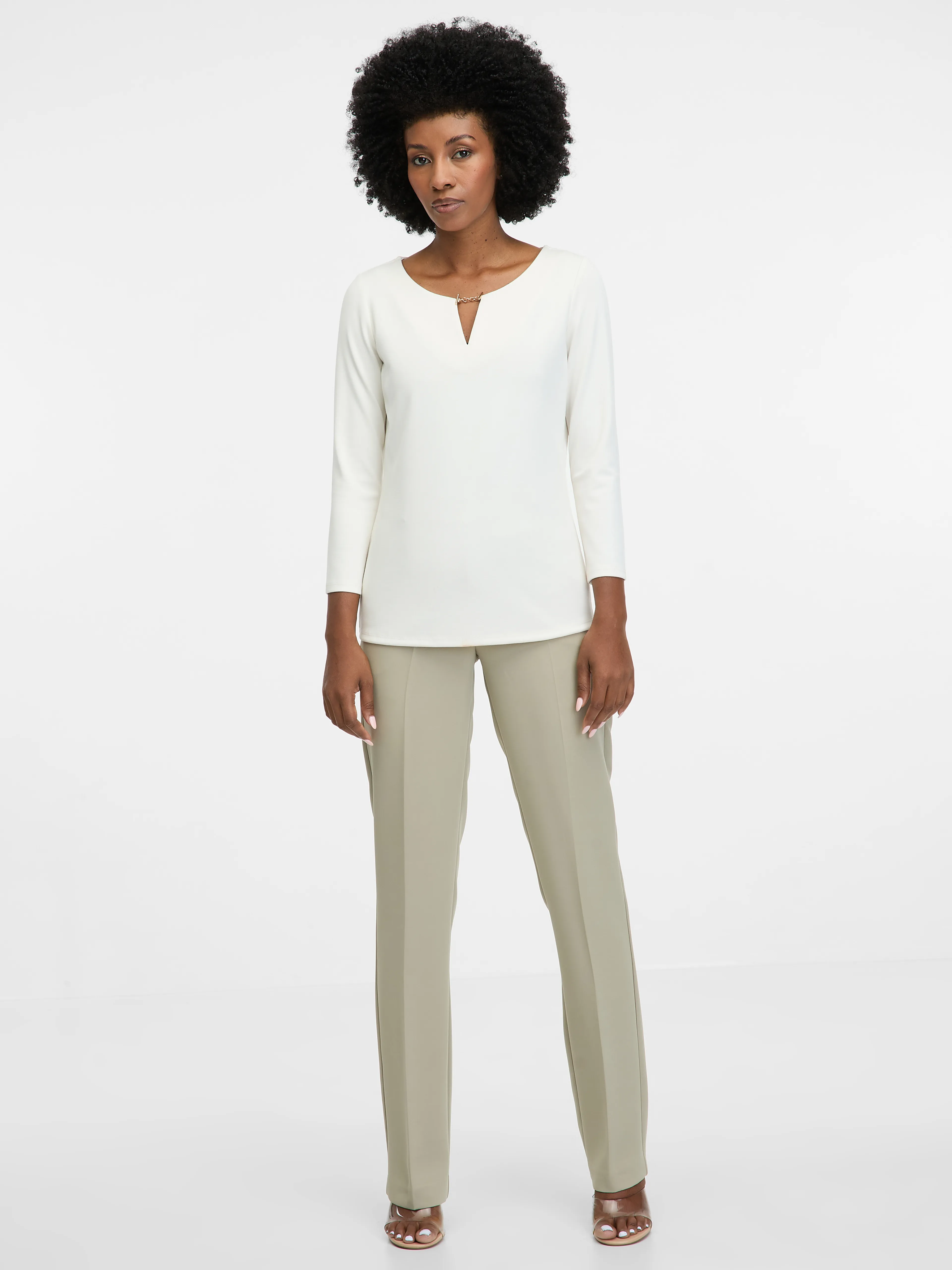 Weiße Damen-Bluse ORSAY