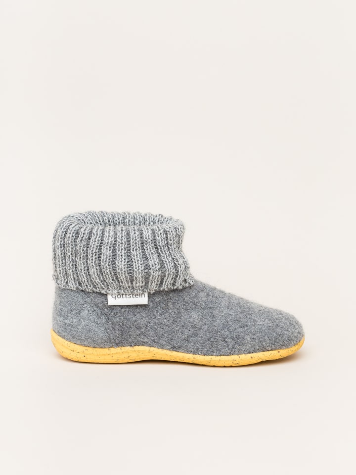 Gottstein Hausschuh Alpine Boot RU in grau günstig kaufen