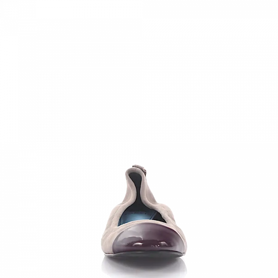 Lanvin - Ballerinas Veloursleder grau - grau