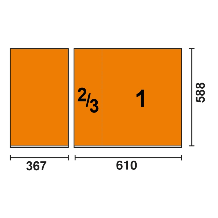 Établi mobile Beta 030000300 Maxitank - Orange 200 kg