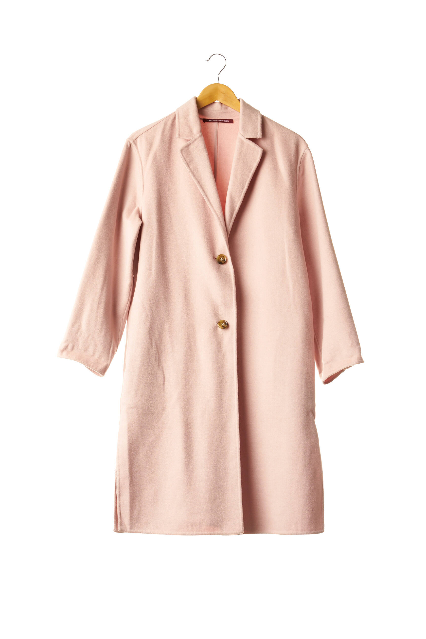 Comptoir Des Cotonniers Manteaux Longs Femme couleur rose