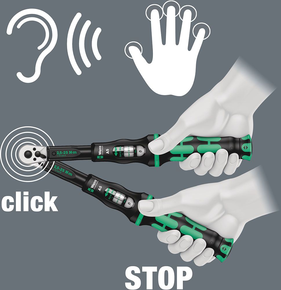 Wera Click-Torque A6 Set 1 - Drehmomentschlüssel 1/4