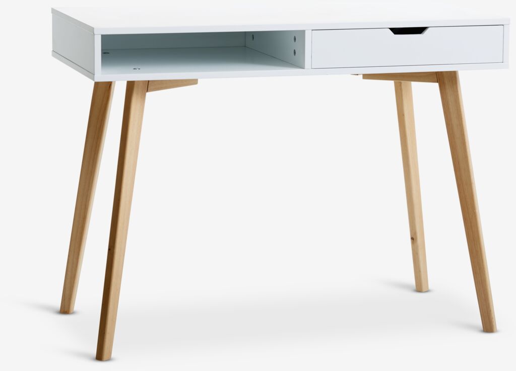 Bureau TAMHOLT 50x100 blanc/nature
