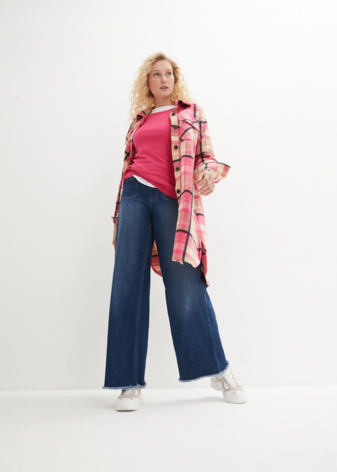 Basic Pullover mit recycelter Baumwolle