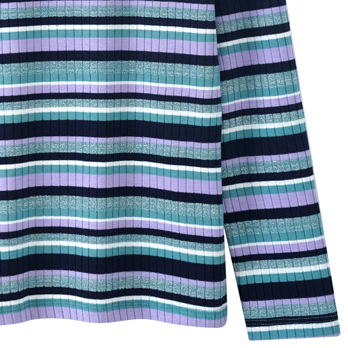 Mädchen Langarmshirt mit Effektgarn