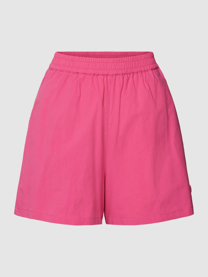 Bermudas mit elastischem Bund in rosa