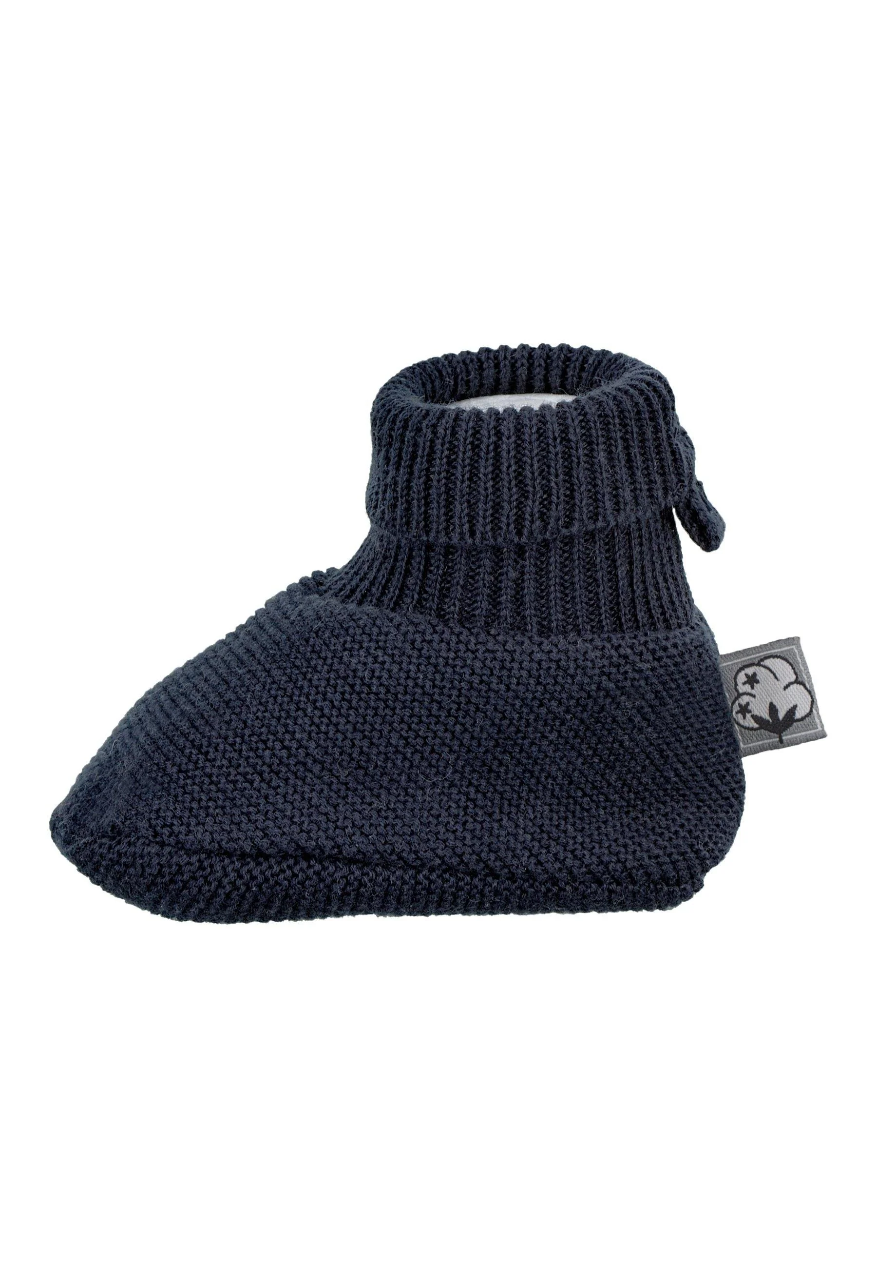 GOTS Strick-Schuh in Grün, Marine, Rosa oder Grau
