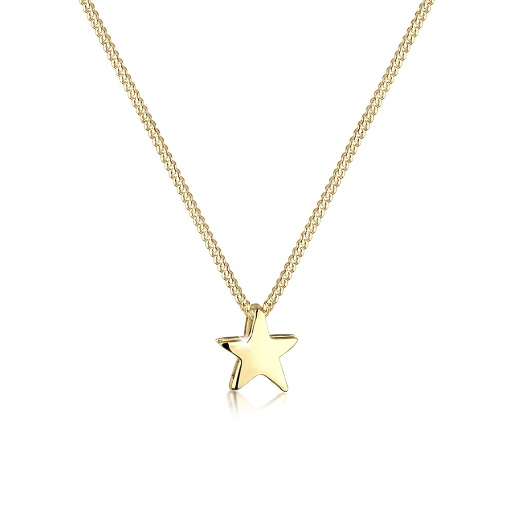 Elli Elli Collier Femmes Pendentif Étoile Filigrane Astro en Argent Sterling 925 Bijoux