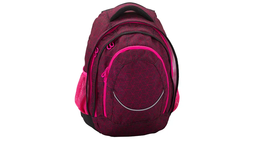 PAPERZONE Schulrucksack Geometrische Muster pink Pink ### pink