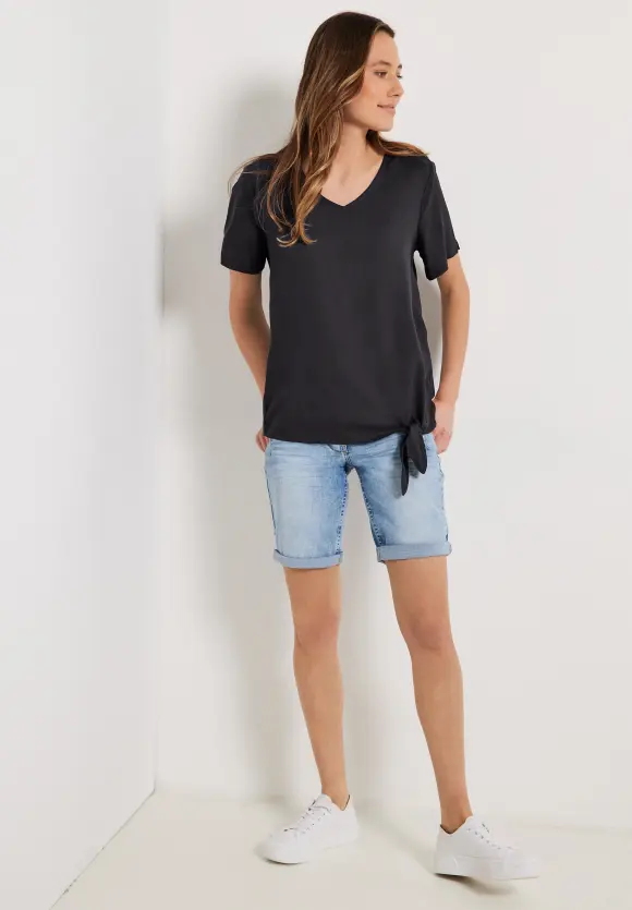 CECIL Bluse mit Knotendetail