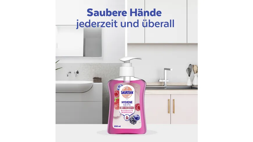 Sagrotan Hygieneseife Brombeere & Waldfrüchte 250 ml