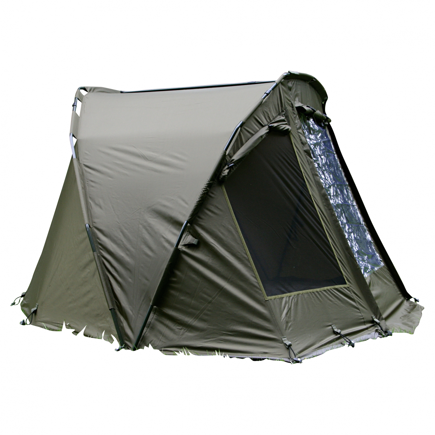 Anaconda Outdoor Set bestehend aus 1 x Bank Booster + 1 x 2-Mann-Karpfen-Zelt Moon Breaker II + 1 x Tackle Bag L