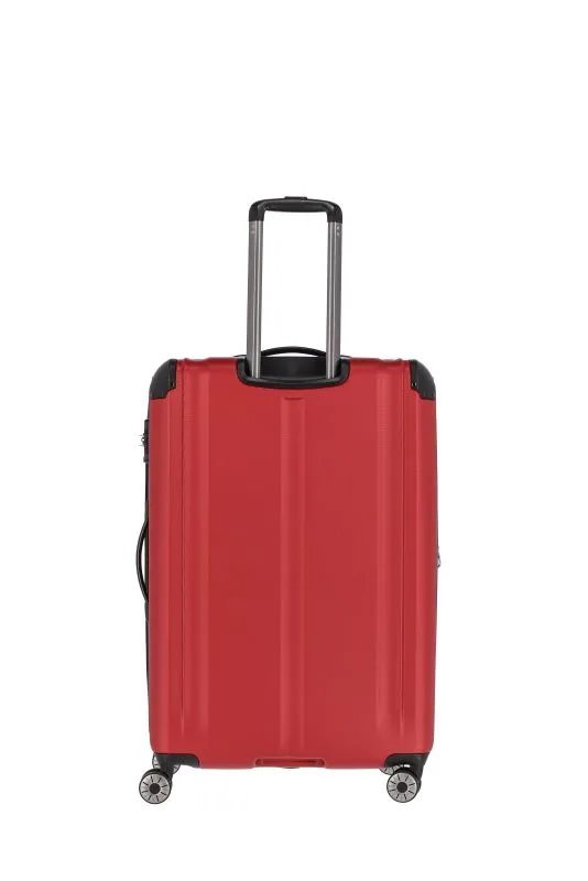Travelite City Trolley mit 4 Rollen L 77cm EXP 113 Liter - Rot