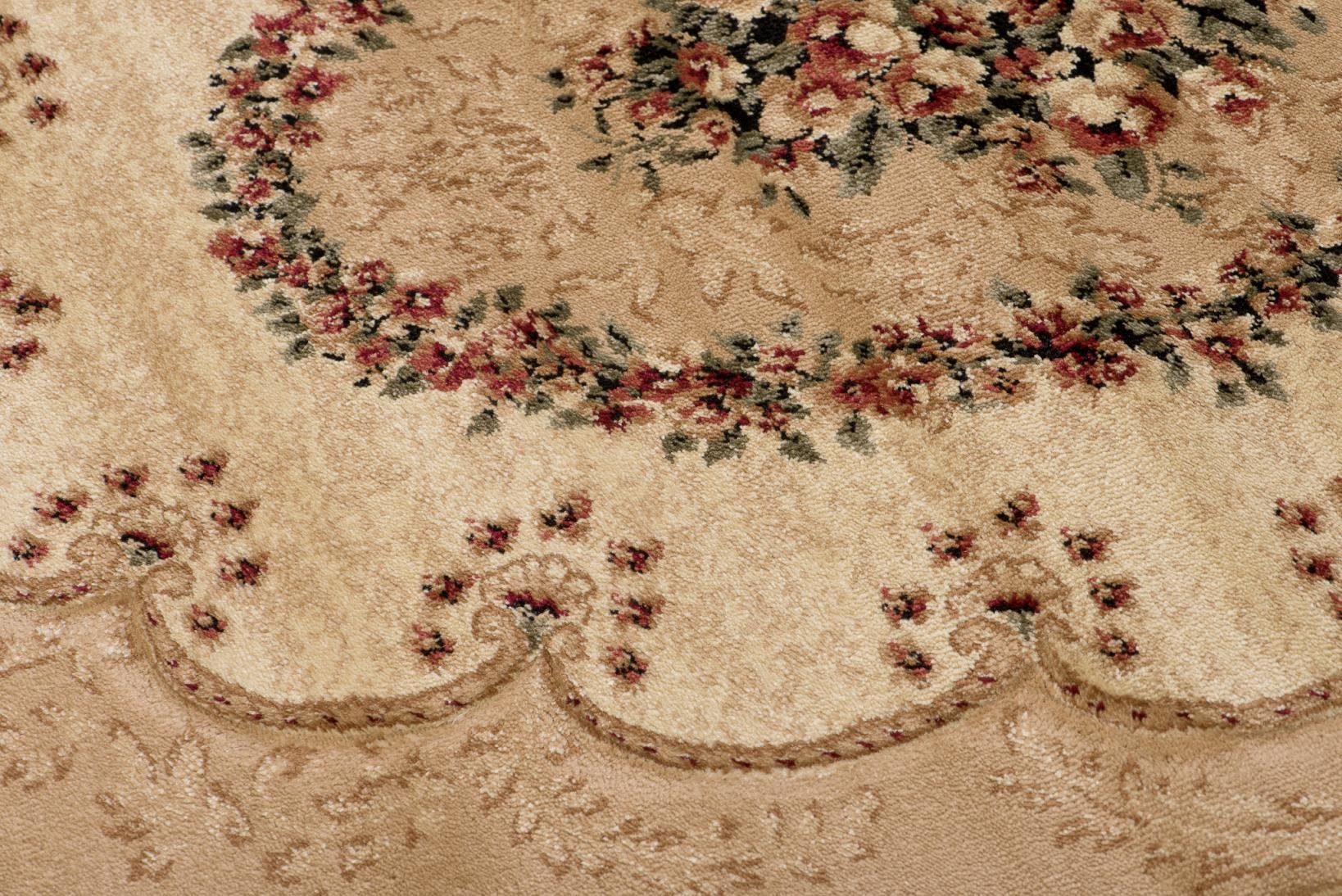 Orientteppich Oriente Teppich - Traditioneller Teppich Orient Beige, Mazovia, 60 x 100 cm, Geeignet für Fußbodenheizung, Pflegeleicht, Wohnzimmerteppich
