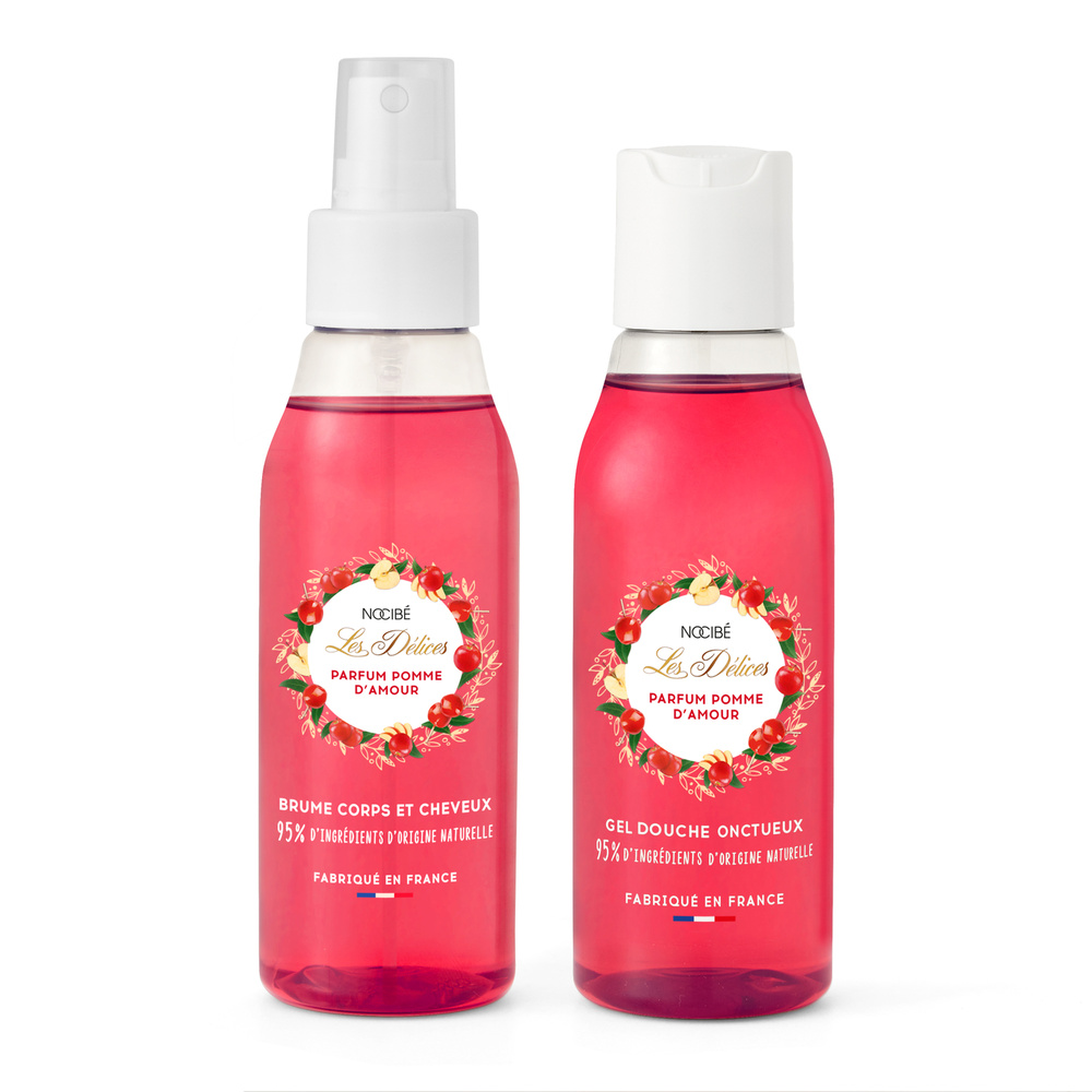 Nocibé Les Délices - Pomme d'Amour Coffret Gel Douche & Brume