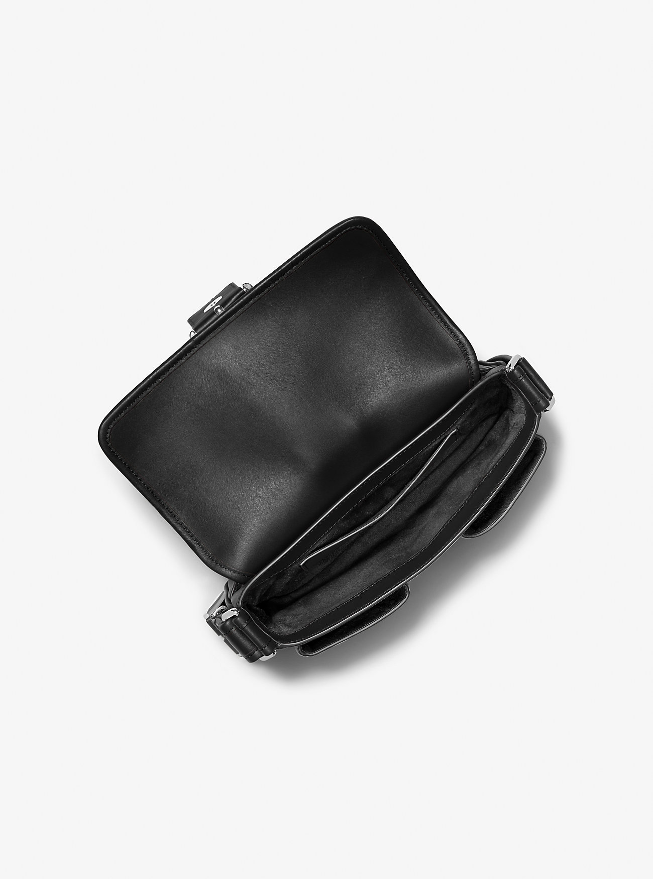 Colby Medium Skinnveske - SVART