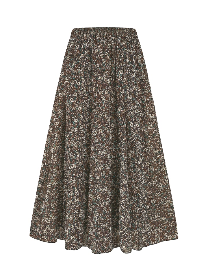 SASSYCLASSY Chiffon Rock in Braun günstig kaufen